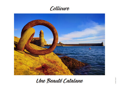 Affiche 30x40 cm Affiche 30x40 cm "Anneau sur Collioure"