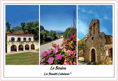 Torchon Torchon "Regards sur Le Boulou"
