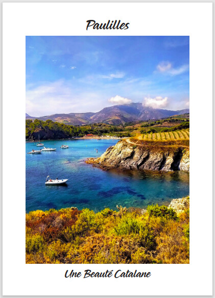 Affiche 30x40 cm "Regard sur Paulilles"