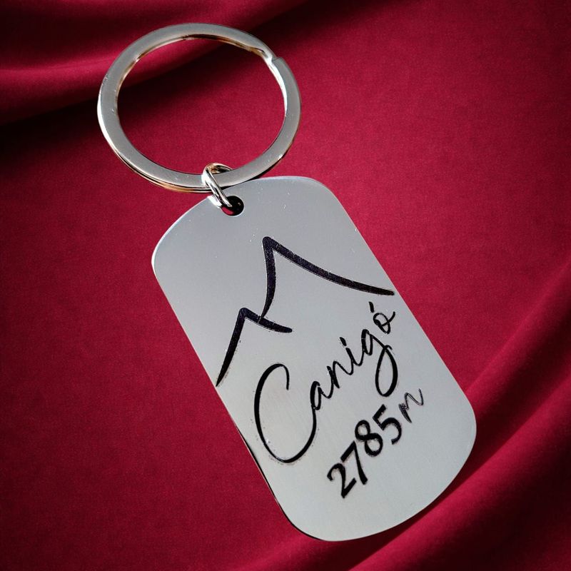 Porte Clef Canigó 2785m + Personnalisation