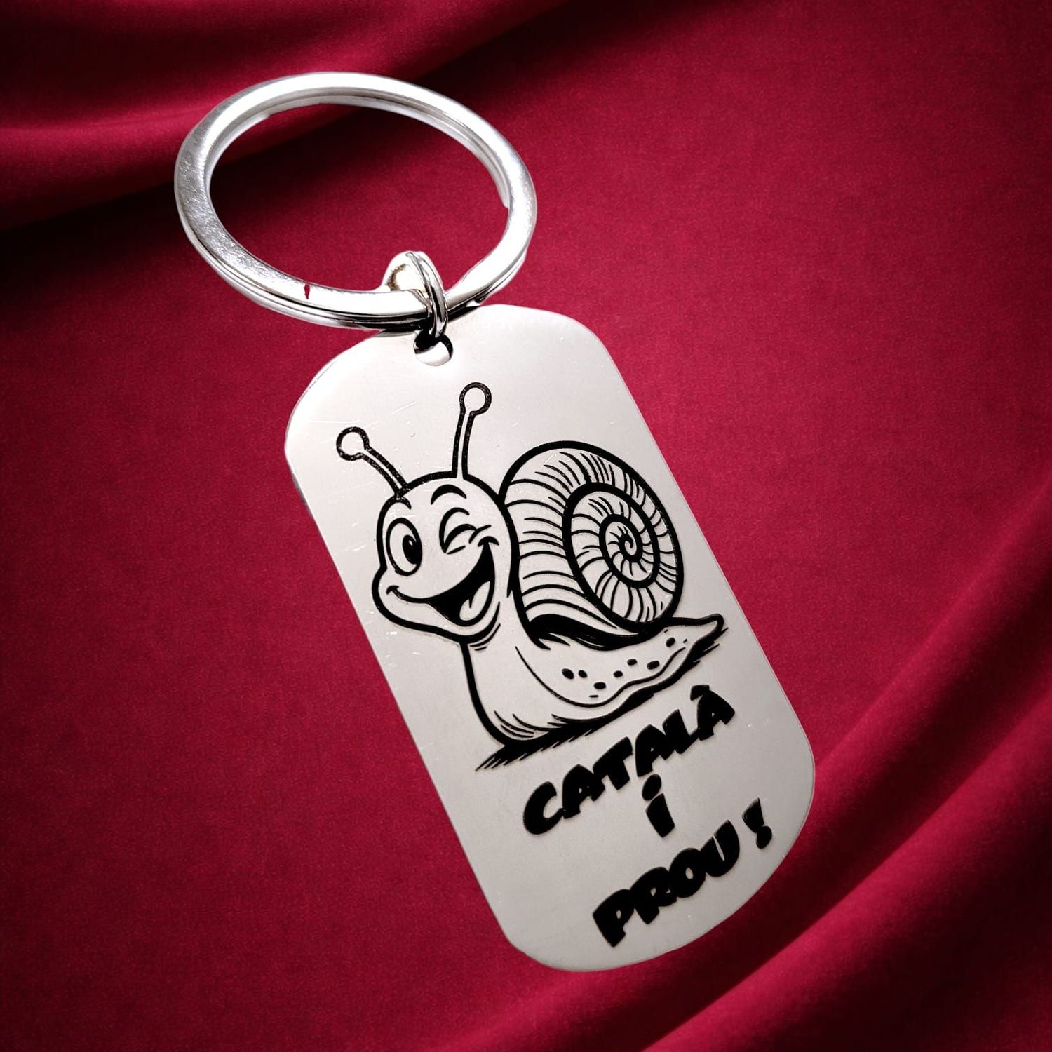 Porte Clef Cargol Catalan + Personnalisation Porte Clef Cargol Catalan + Personnalisation