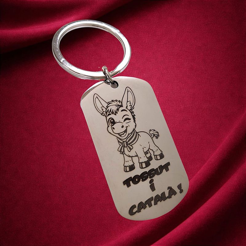 Porte Clef Burro Catalan + Personnalisation