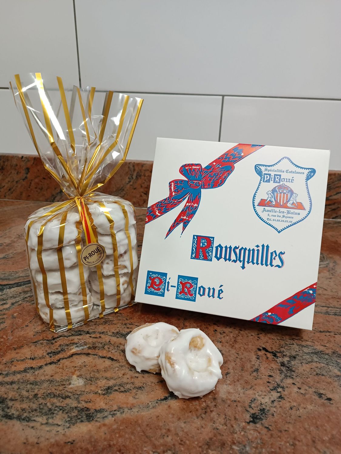 Boîte 18 Rousquilles 500g Pâtisserie Pi Roué