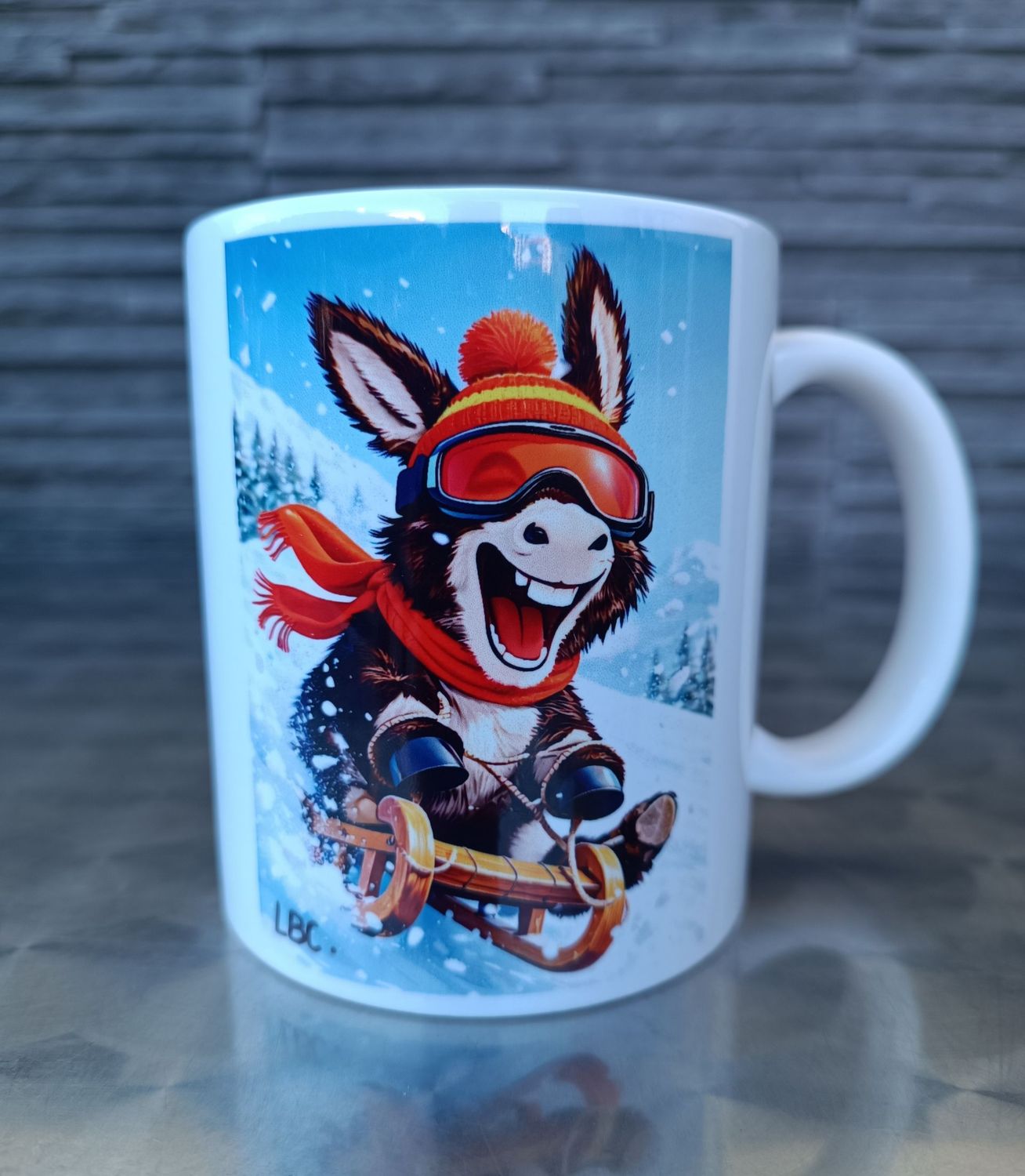 Mug "Ruquet fait de la Luge"