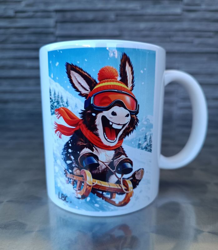 Mug "Ruquet fait de la Luge"