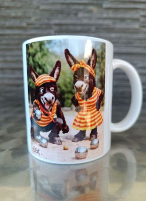 Mug "Ruquet et Bunyete jouent à la Pétanque"