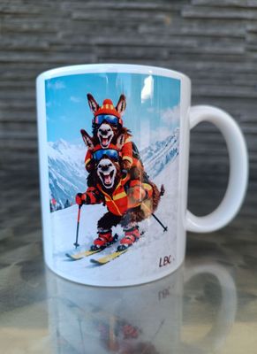 Mug Mug "Ruquet et Bunyete font du Ski"