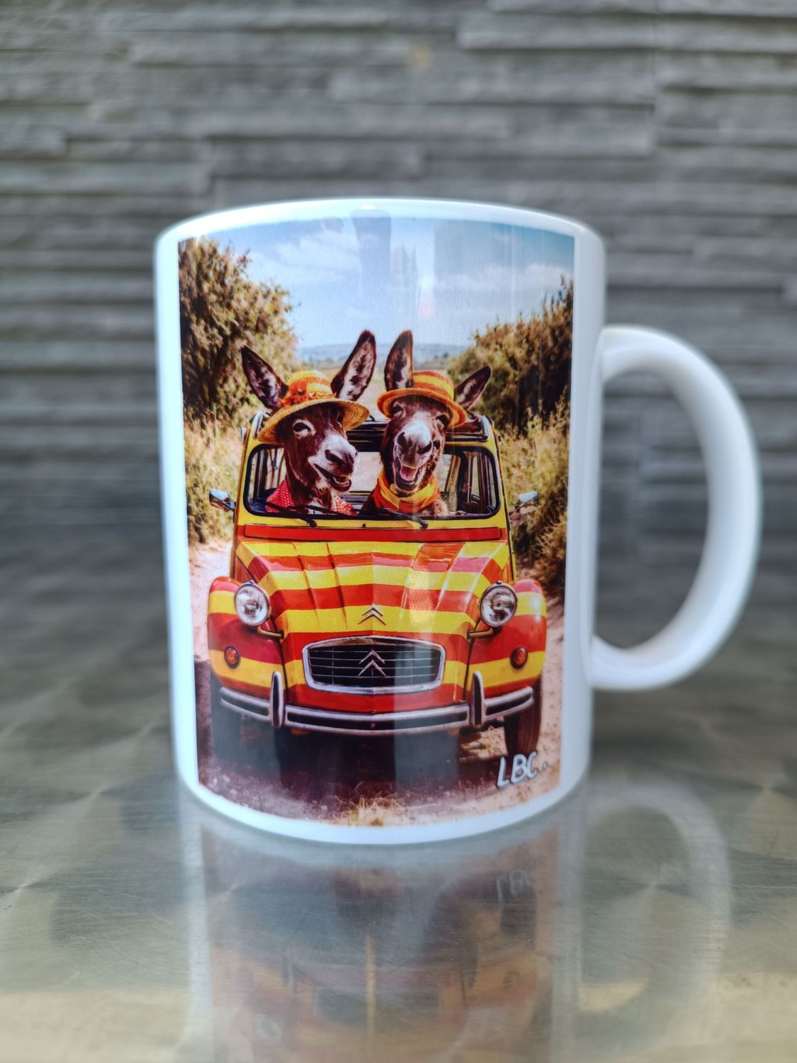 Mug "Ruquet et Bunyete en 2 Chevaux"