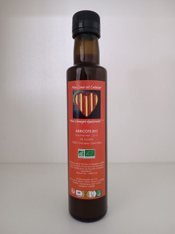 Vinaigre Abricots du Roussillon Bio