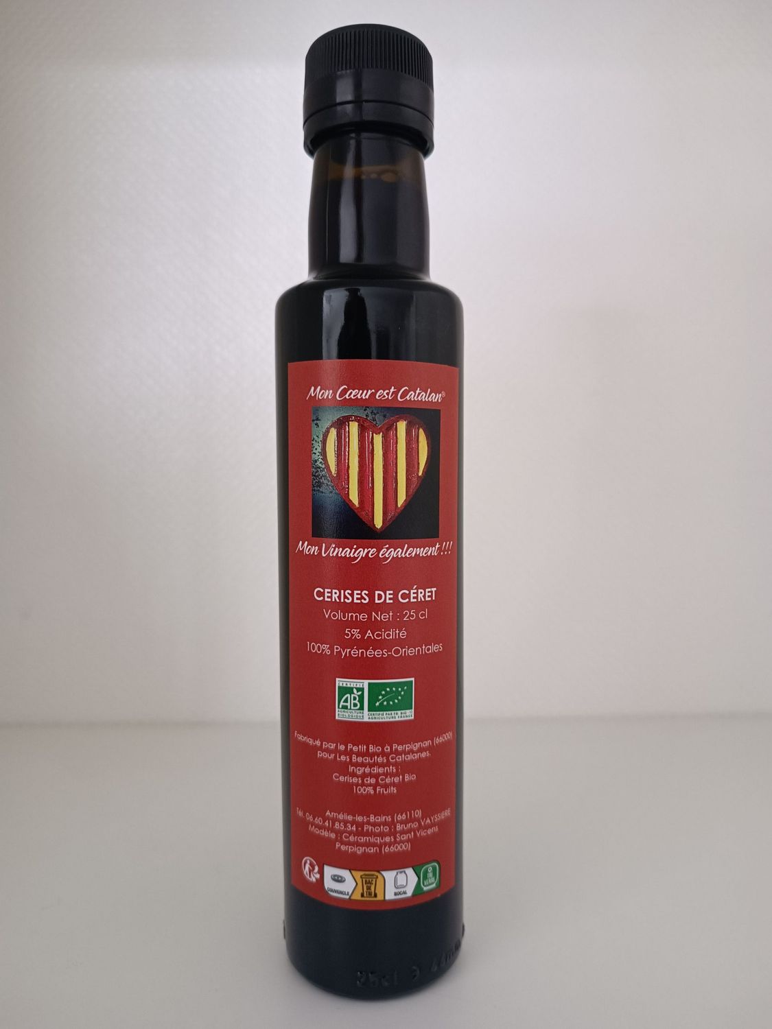 Vinaigre Cerises de Céret Bio