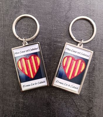Porte Clef Mon Cœur est Catalan®