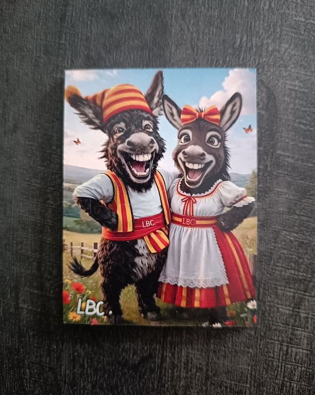 Magnet "Ruquet et Bunyete" Heureux