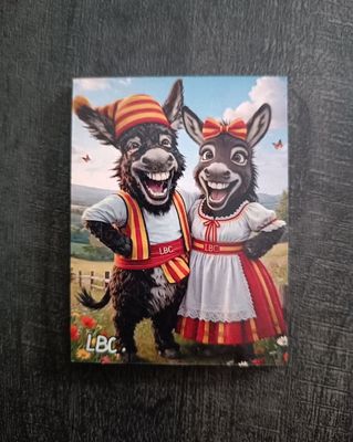 Magnet Magnet "Ruquet et Bunyete" Heureux