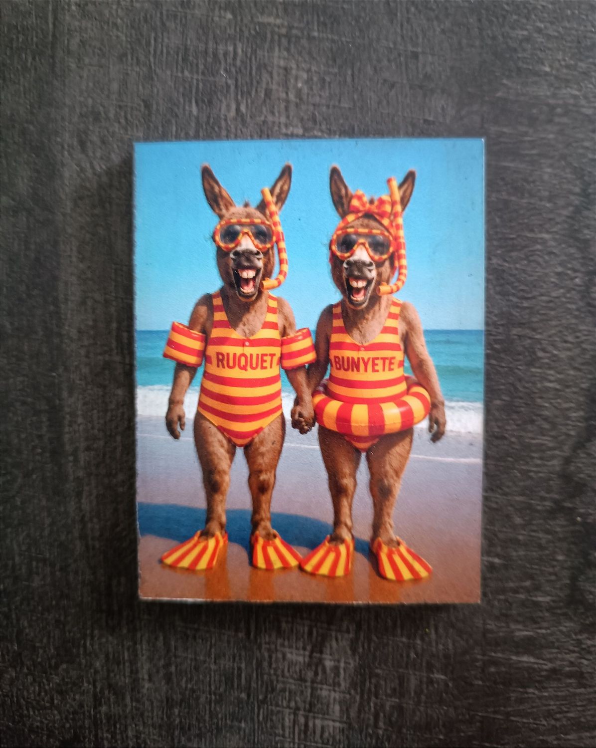 Magnet "Ruquet et Bunyete" à la Plage