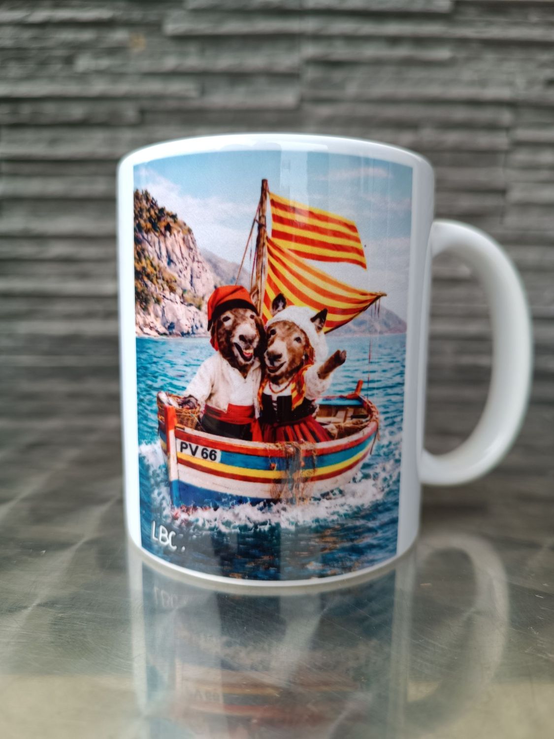 Mug Mug "Ruquet et Bunyete en Barque Catalane"