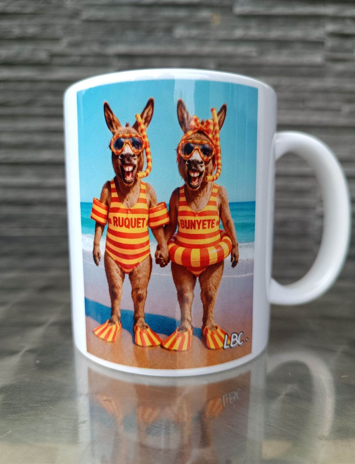 Mug "Ruquet et Bunyete à la Plage"