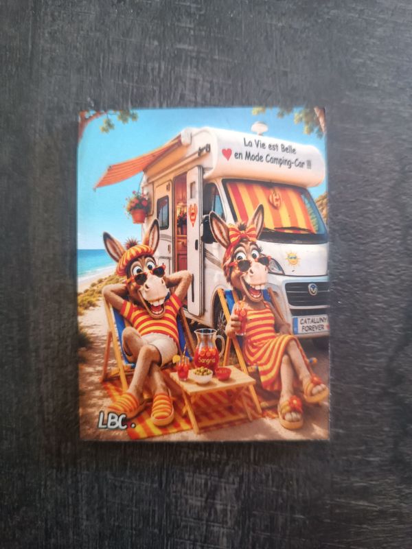 Magnet "Ruquet et Bunyete" en Camping-Car