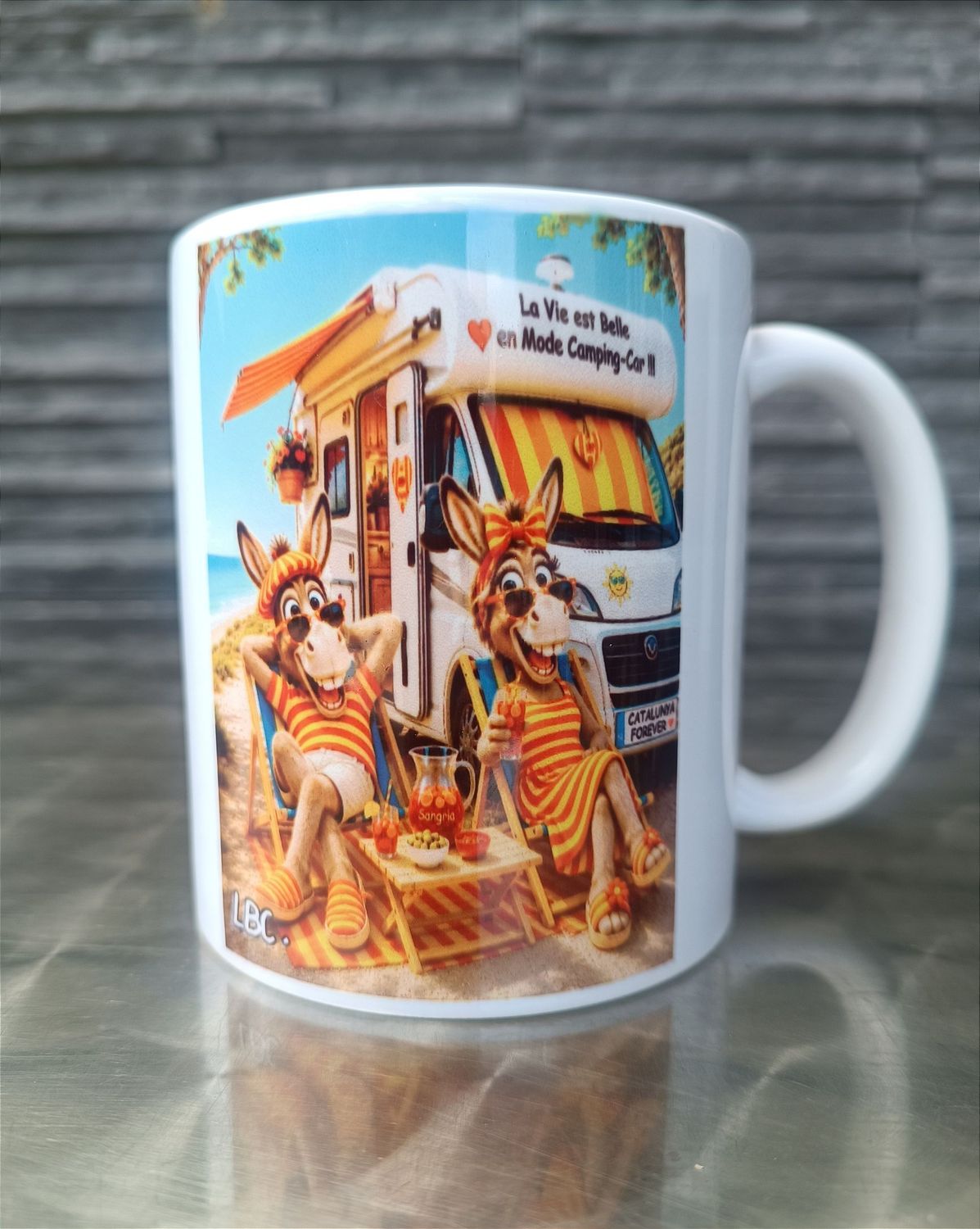 Mug "Ruquet et Bunyete en Camping-Car"
