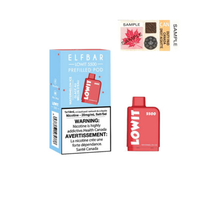 Elf Bar Lowit 5500 Puff Prefilled Pod Elf Bar Lowit 5500 Puff Prefilled Pod
