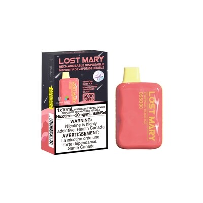 LOST MARY DISPOSABLE (5000 PUFFS RECHARGEABLE)