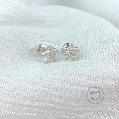 ARETES TORTUGAS DE PLATA 925 Y CRISTALES AB0032L29