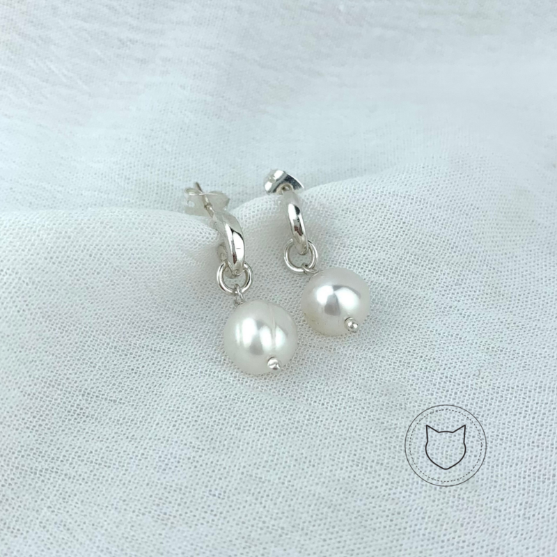 ​ARETES DE PLATA 925 Y PERLA CULTIVADA AR2069M40