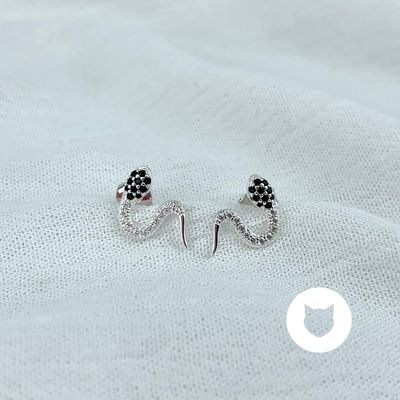 ARETES DE PLATA 925 Y CRISTALES AR2529L24