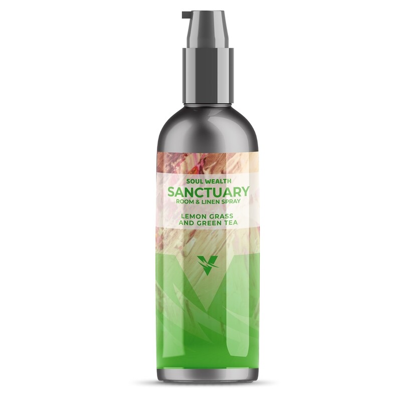 Soul Wealth Sanctuary Room & Linen Spray (Lemon Grass and Green Te)