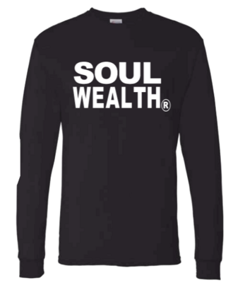Soul Wealth Long Sleeve Tee (BLACK)