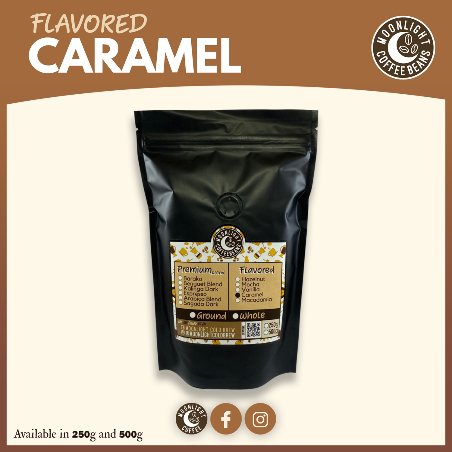 Caramel - Flavored Coffee Beans