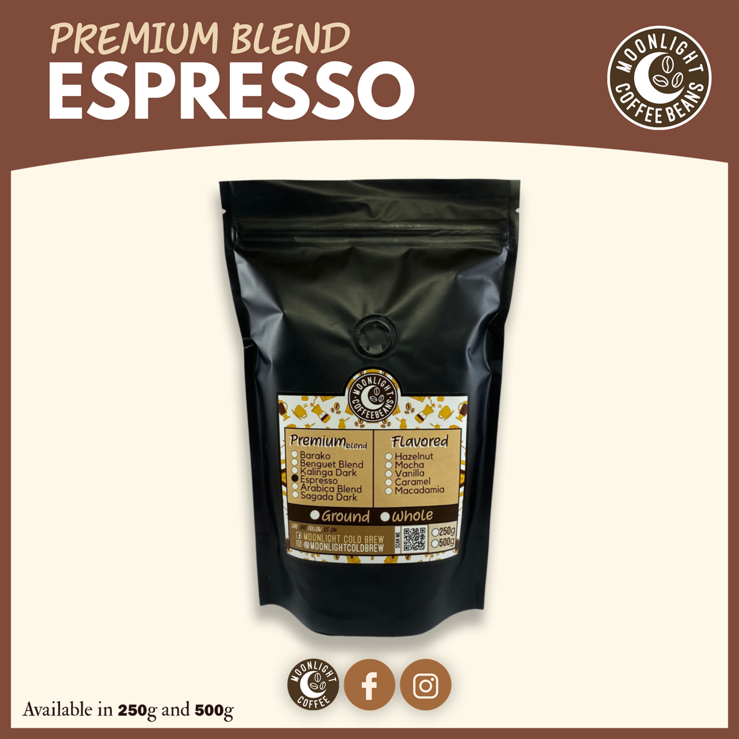 Espresso - Premium Blend Coffee Beans