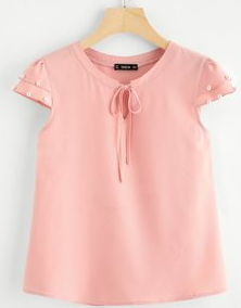 Polo rose pour fille