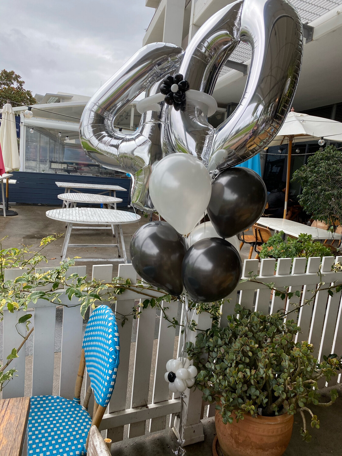 Double Number Balloon Bouquet