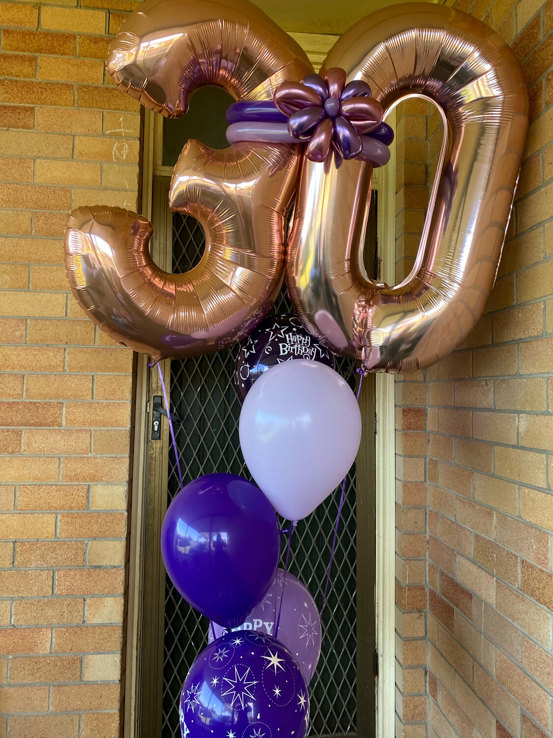 Double Number Balloon Bouquet