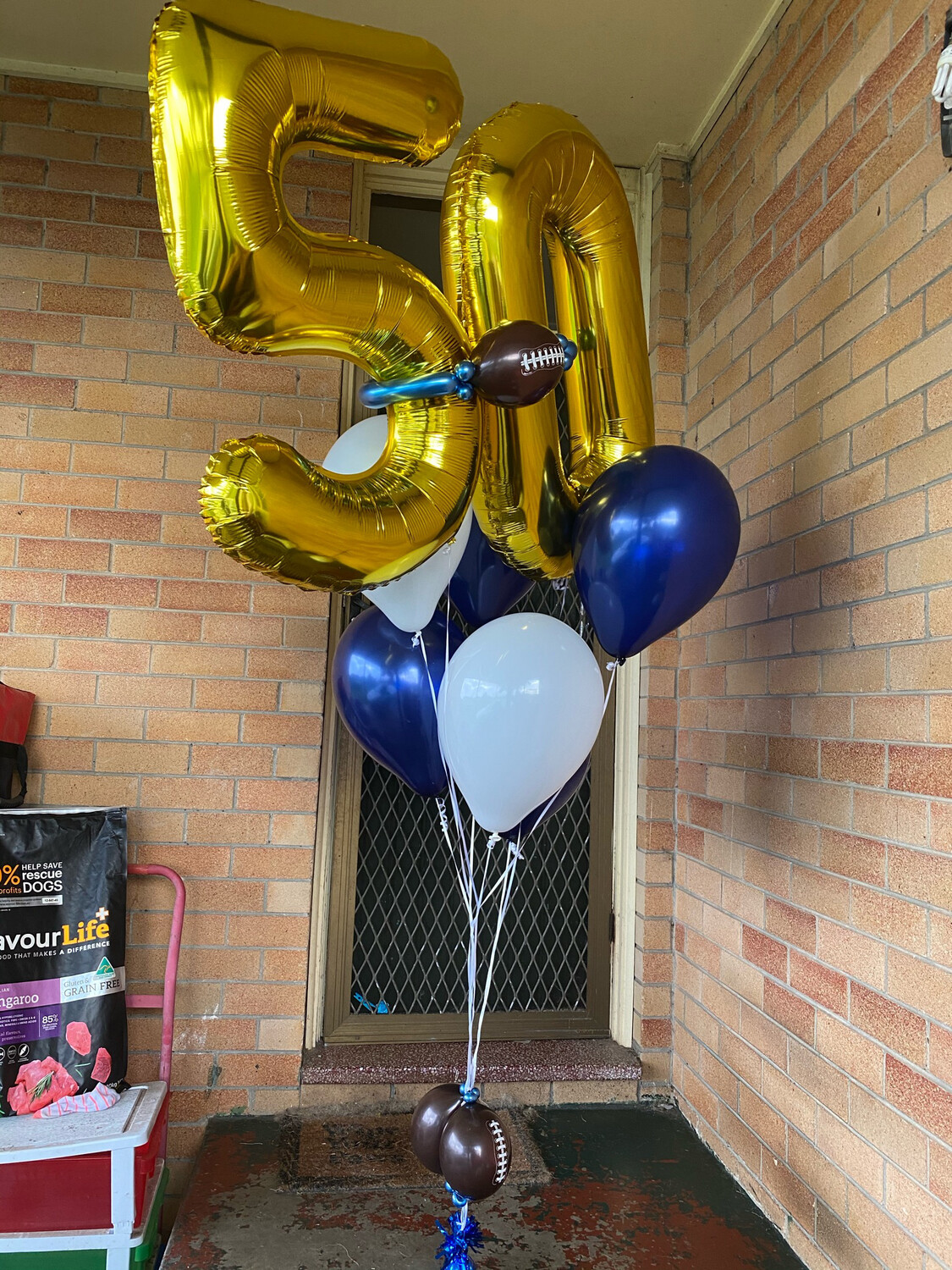 Double Number Balloon Bouquet