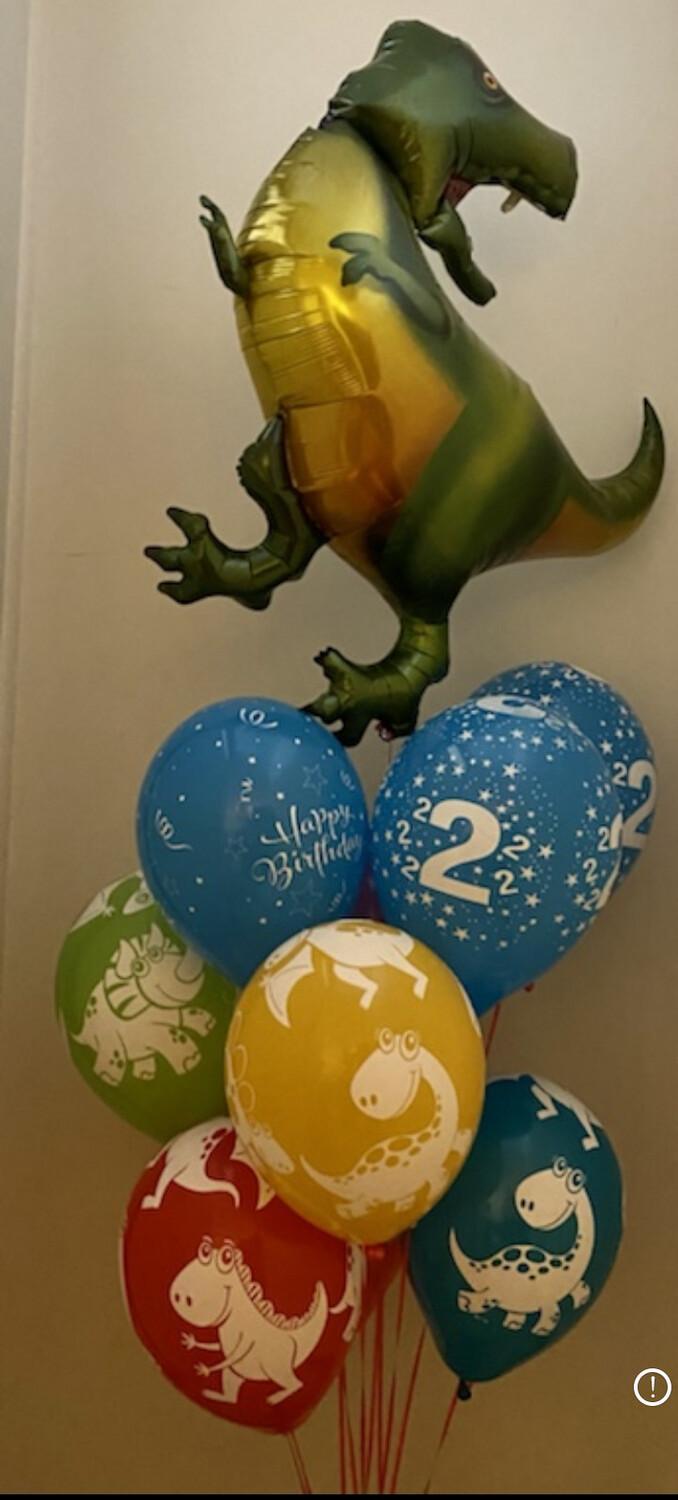 Dinosaur Balloon Bouquet