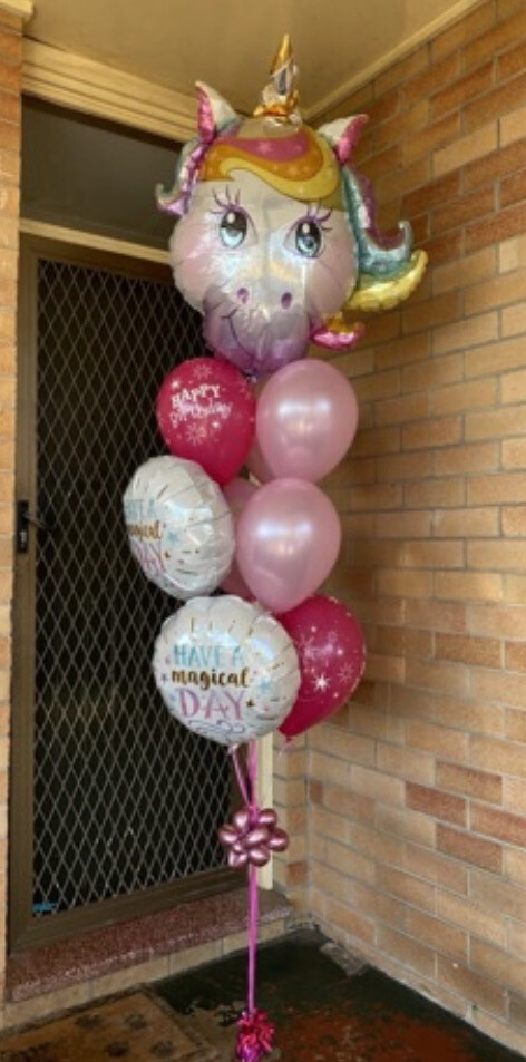 Unicorn Balloon Bouquet