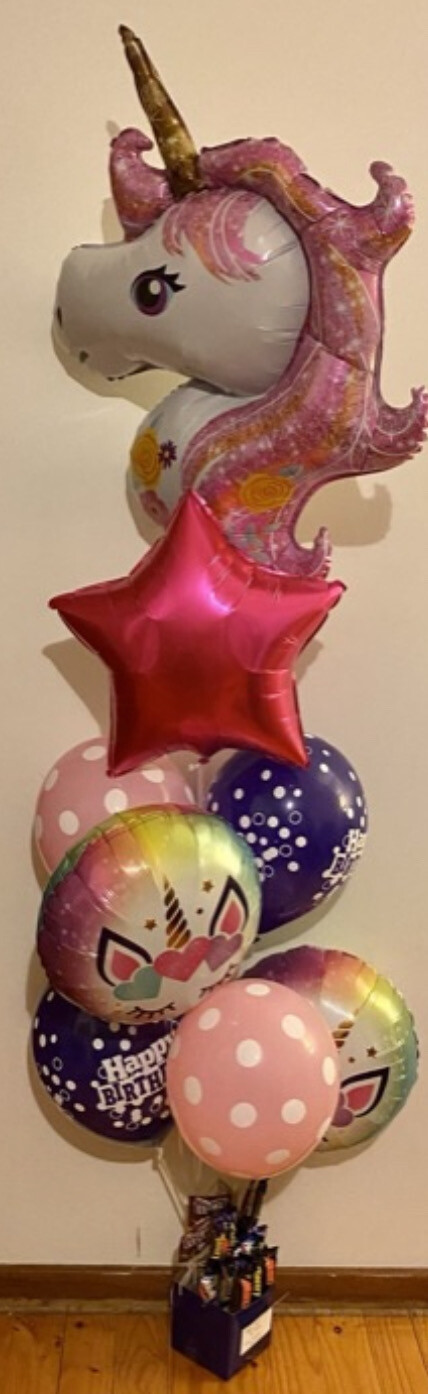 Unicorn Balloon Bouquet