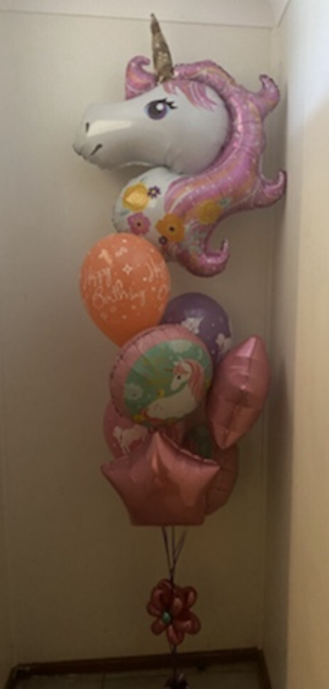 Unicorn Balloon Bouquet