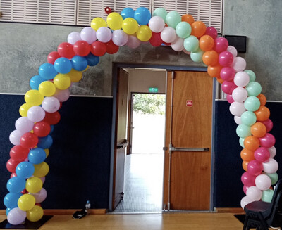 Medium -Spiral Balloon Arch-Indoor