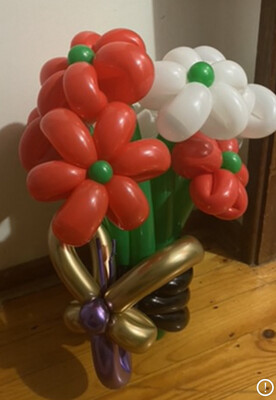 Twisted Flower Arrangements – detail view 1 by Glitz N Twists