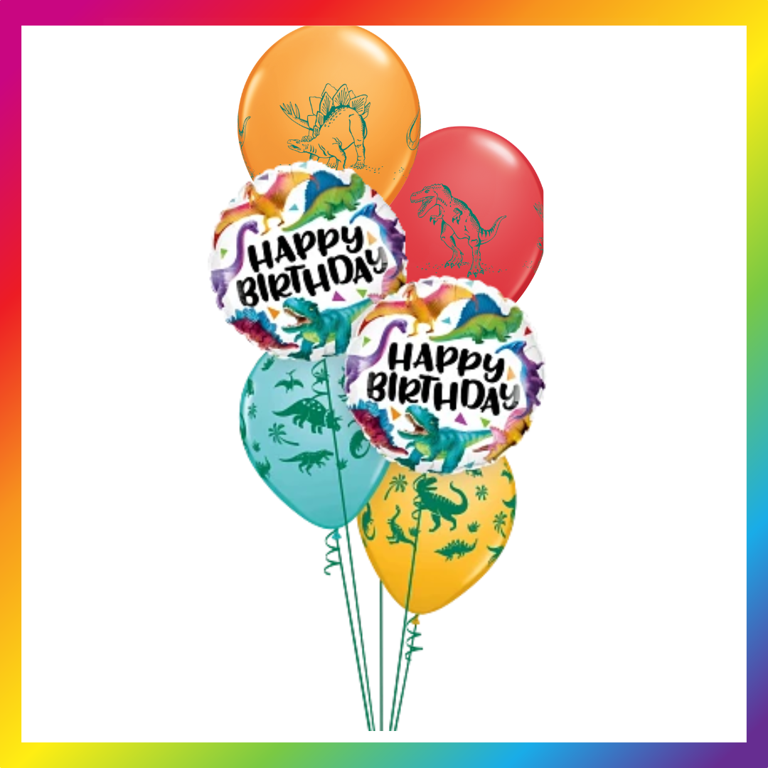 Dinosaur Balloon Bouquet - mini