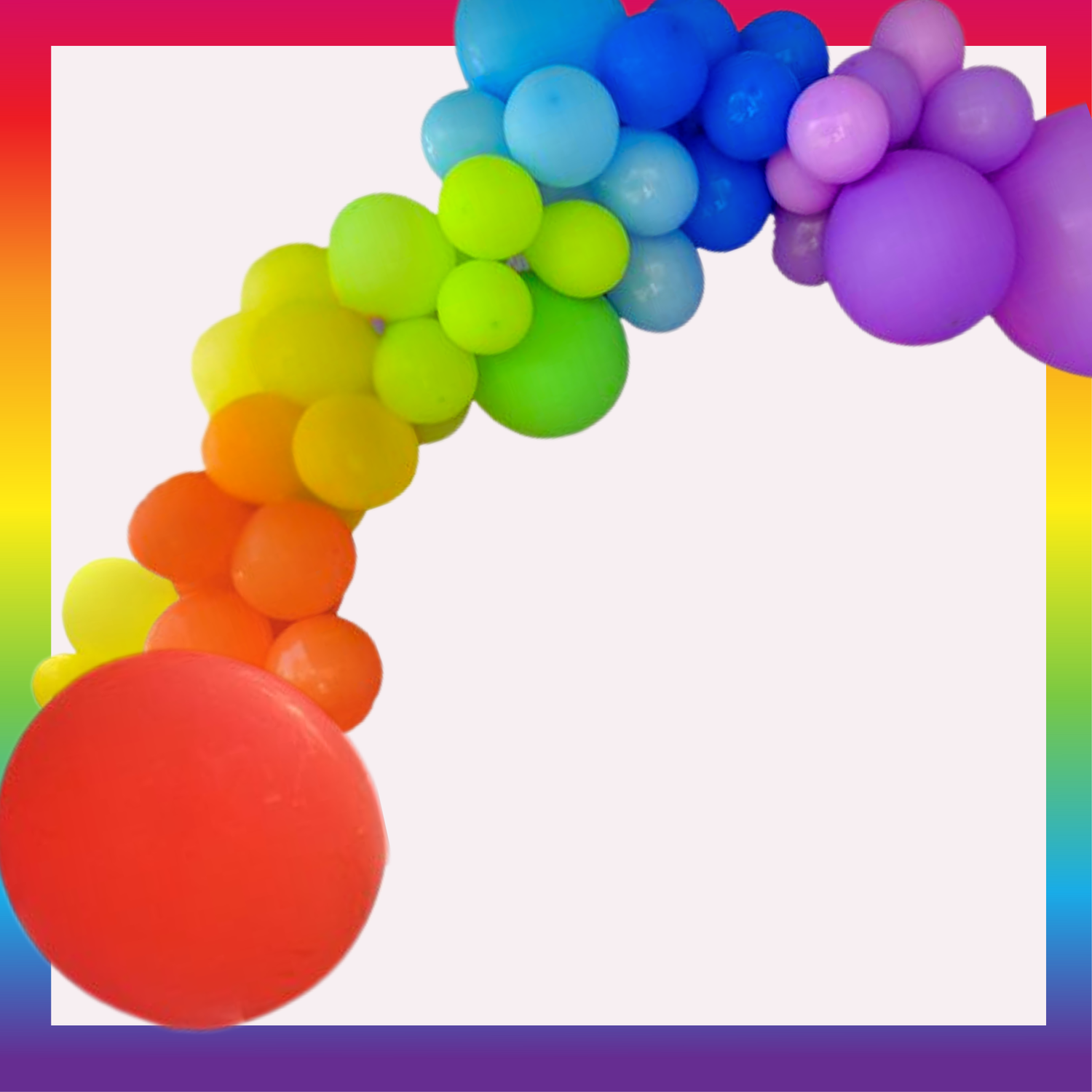 Rainbow -Garland -Organic ( 2 Meters )