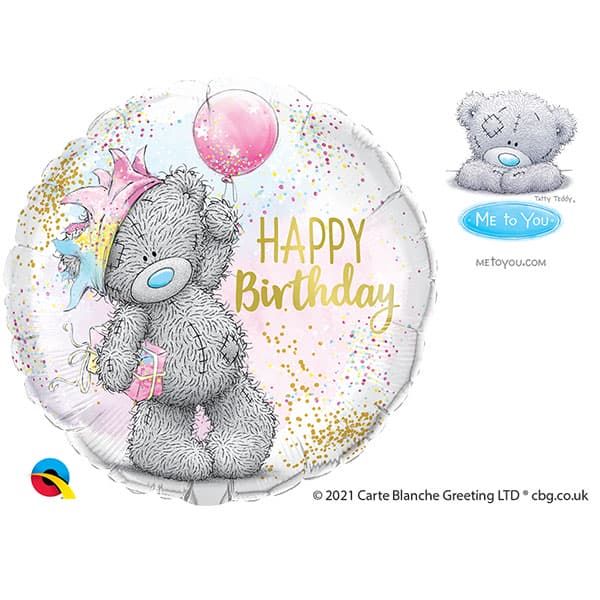 18″ ROUND FOIL-Tatty Teddy Birthday