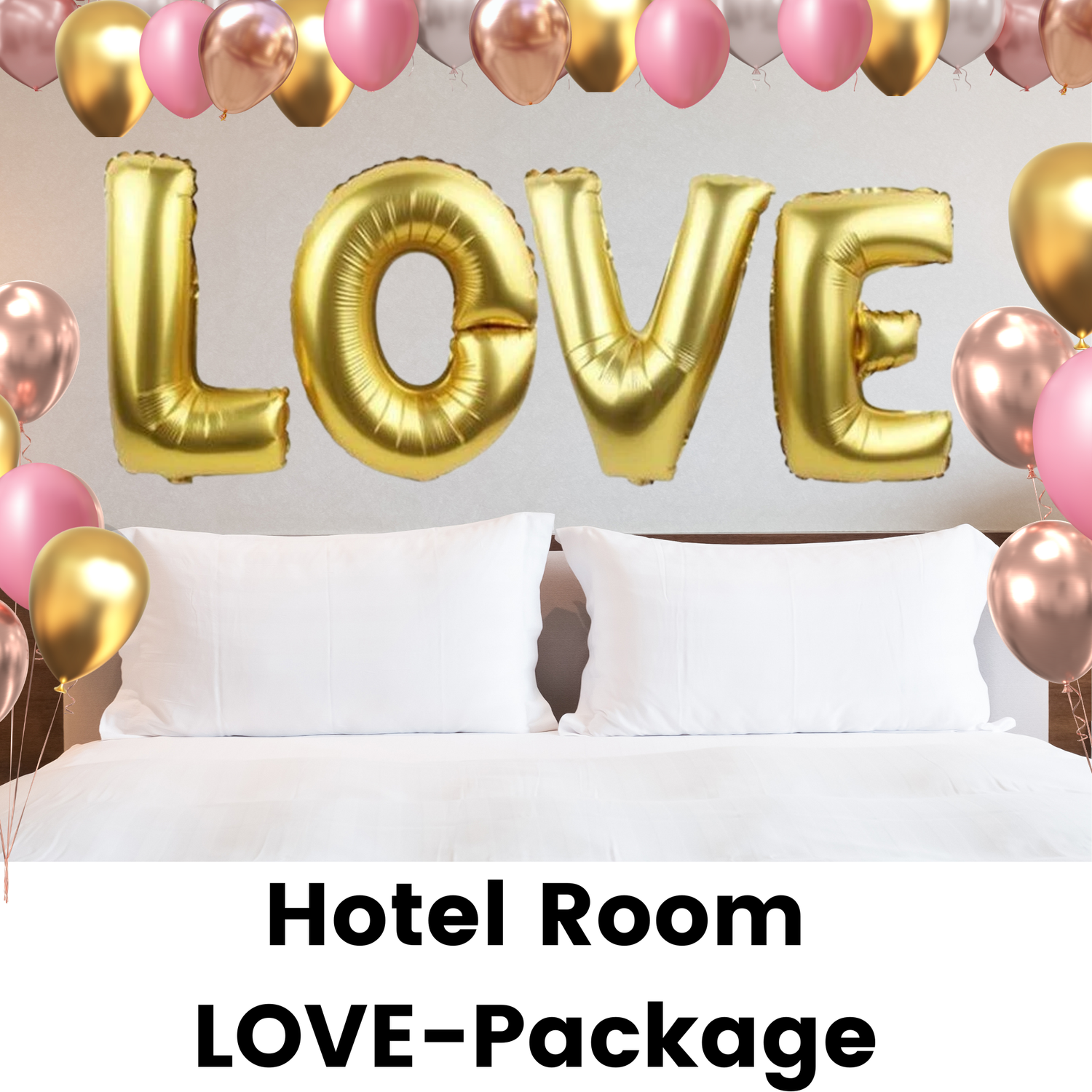 Love -Hotel Room Balloon Package
