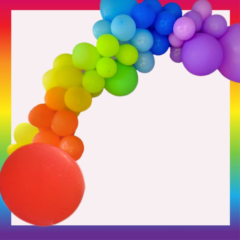Rainbow -Organic Grab N Go Garland - per meter