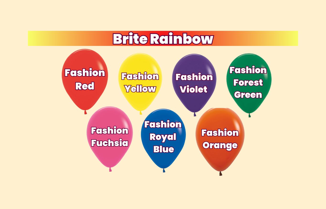 Bright Happy Birthday Latex Helium Balloon Bouquets