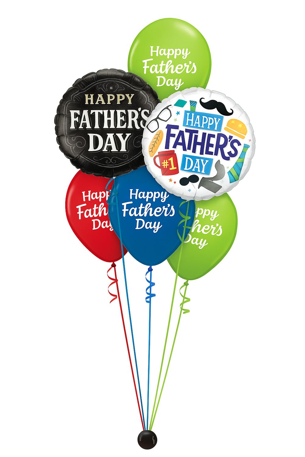 🎈 Dad’s Day Deluxe Bouquet 💙 –  You Tell Us, We Do the Rest