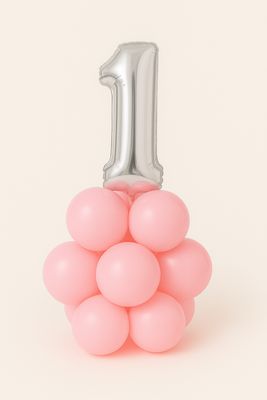 Number Balloon Table Centrepieces