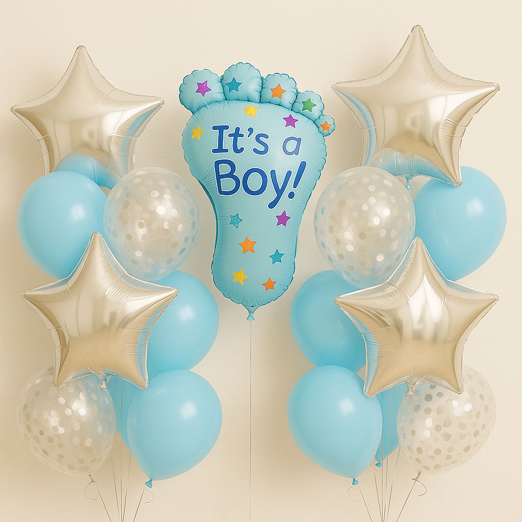 It&#39;s A Boy - Balloon Bouquet Package